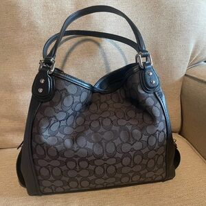 Authentic Coach Black Shoulder Bag